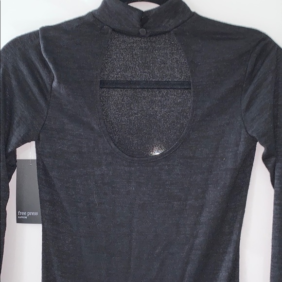 Free People Press Long Sleeved Shift Dress - Picture 5 of 6